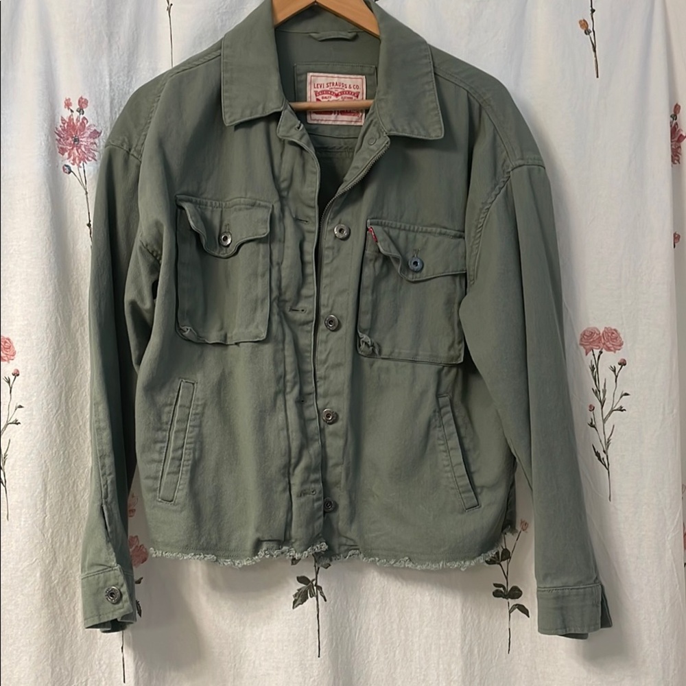 Levi's Women's Olive Utility Jacket